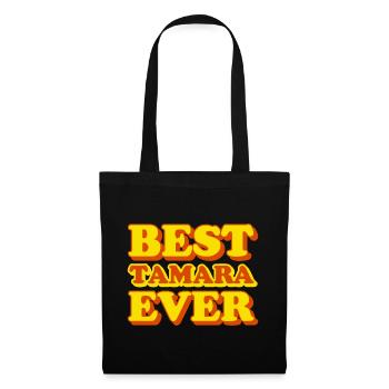 Tamara Vorname Lustiges Geschenk - Stoffbeutel - Schwarz - Vorne
