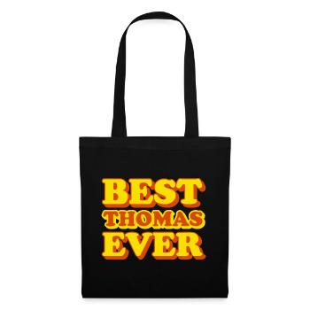 Funny gift with first name Thomas - Tote Bag - black - Front