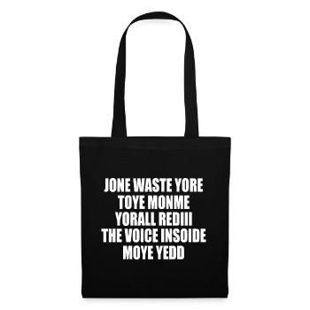 jone waste yore toye monme yorall rediii - Sac en tissu - noir - Devant