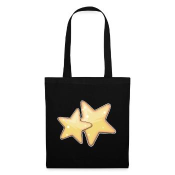 Glowing Starry Pattern Design for Apparel - Tote Bag - black - Front