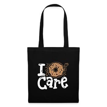 Donut Donut-Wortspiel - Stoffbeutel - Schwarz - Vorne