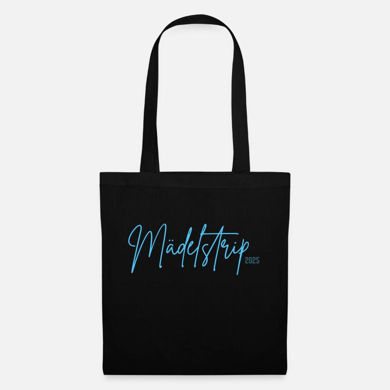 Mädelstrip - Stoffbeutel - Schwarz