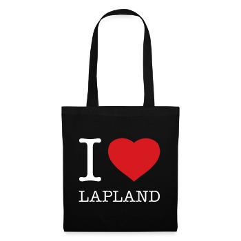 J’AIME LA LAPONIE Suomi Finlande - Sac en tissu - noir - Devant