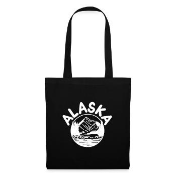 Alaska Mountain Lover Vintage - Tote Bag - black - Front