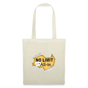 NO LIMIT - Sac en tissu - nature - Devant