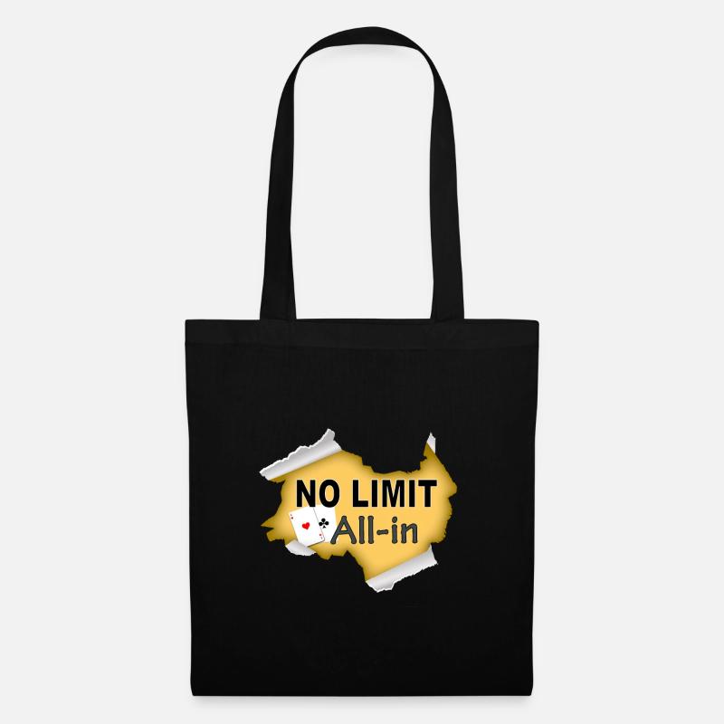 NO LIMIT - Sac en tissu - noir