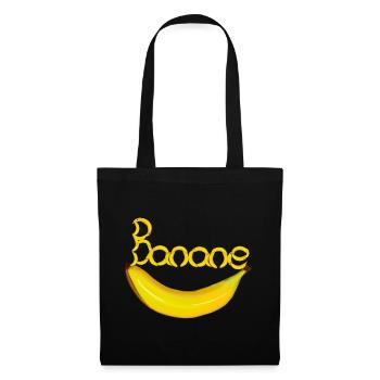 Banana Banana Fruit Fruit Fruits - Tote Bag - black - Front