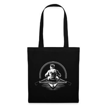 Rower Drawing - Tote Bag - black - Front