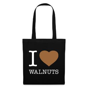 I LOVE WALNUTS - Tote Bag - black - Front