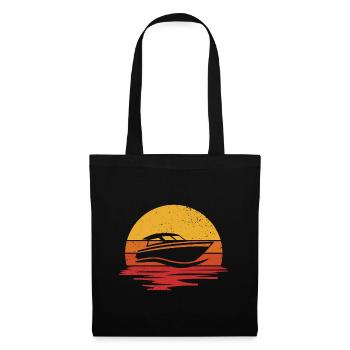 Motor Boat Motorboating Captain Boat Lover - Tote Bag - black - Front