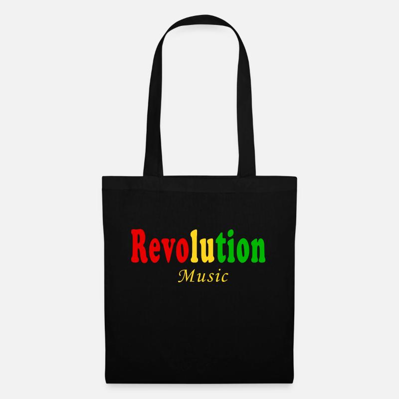 Musik der Revolution - Stoffbeutel - Schwarz