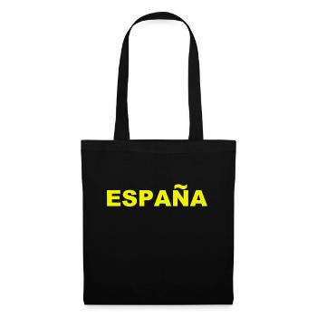 Espana - Spain - Spanien - Stoffbeutel - Schwarz - Vorne