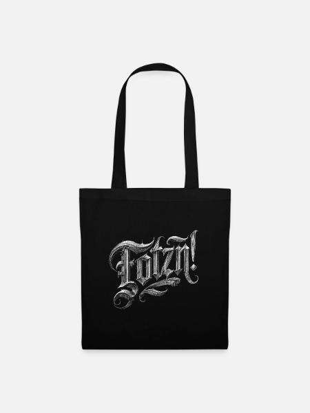 Fotzn...wos sunst - Stoffbeutel - Schwarz