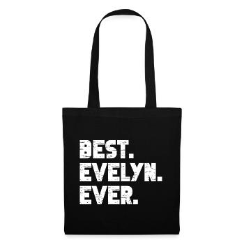 Meilleur cadeau Evelyn de tous les temps - Sac en tissu - noir - Devant