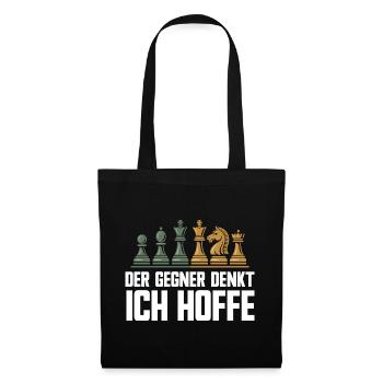 Funny Chess Set Chess Design Chess Pieces - Tote Bag - black - Front