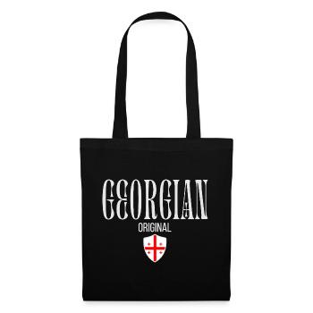 Original Georgian, I love Georgia - Tote Bag - black - Front