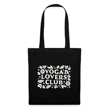 Yoga-Liebhaber-Club, lustige Yogi-Freunde, die zusammenpassen. - Stoffbeutel - Schwarz - Vorne