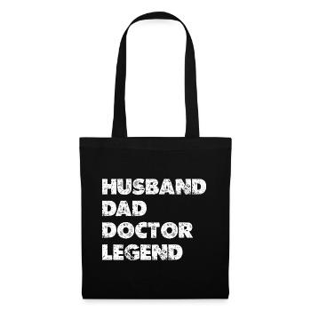 Hero Combo Husband Father Doctor - Tote Bag - black - Front