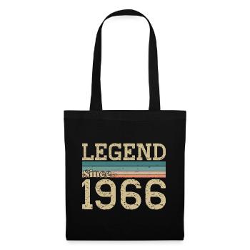 Legende seit 1966 Jubiläum 1966 - Stoffbeutel - Schwarz - Vorne