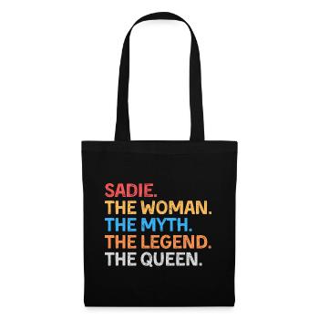 Sadie La Femme Le Mythe La Légende La Reine - Sac en tissu - noir - Devant