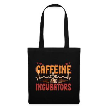 NICU Nurse Caffeine And Incubators - Tote Bag - black - Front