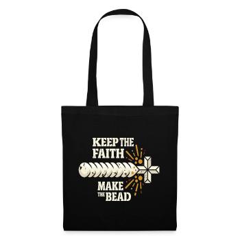 Keep The Faith Make The Bead - Tote Bag - black - Front