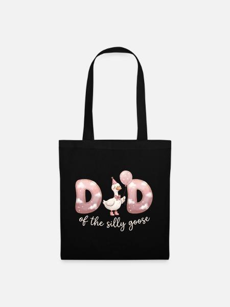 Dad of the Silly Goose - Stoffbeutel - Schwarz