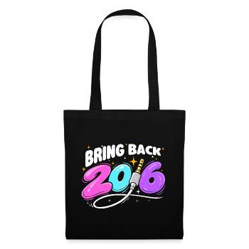 Ramenez les ambiances nostalgique de l’an 2016 - Sac en tissu - noir - Devant