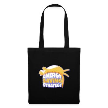 Energy Saving Strategy Mascot - Tote Bag - black - Front