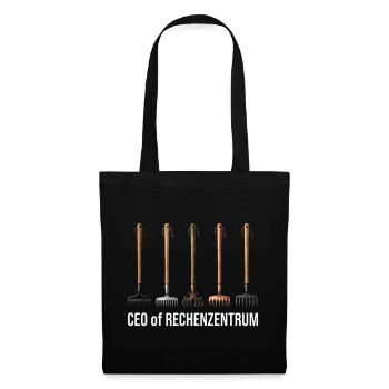 Head of Computer Center Gardening Outfit Gardening - Tote Bag - black - Front