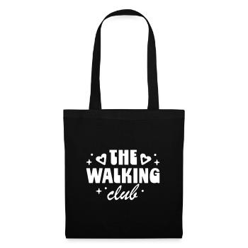 Walking club girls walk group - Tote Bag - black - Front