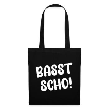 BASST SCHO - Stoffbeutel - Schwarz - Vorne