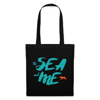 LA MER ET MOI - Sac en tissu - noir - Devant