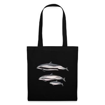 Fraser dolphin - Fraser's dolphin - Dauphin - Tote Bag - black - Front