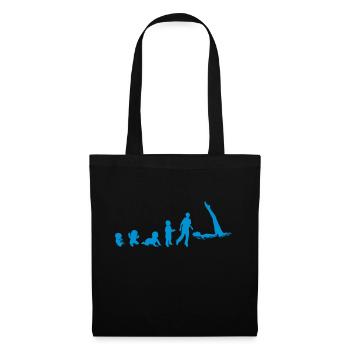 Evolution synchro swimming fetus human8 - Tote Bag - black - Front