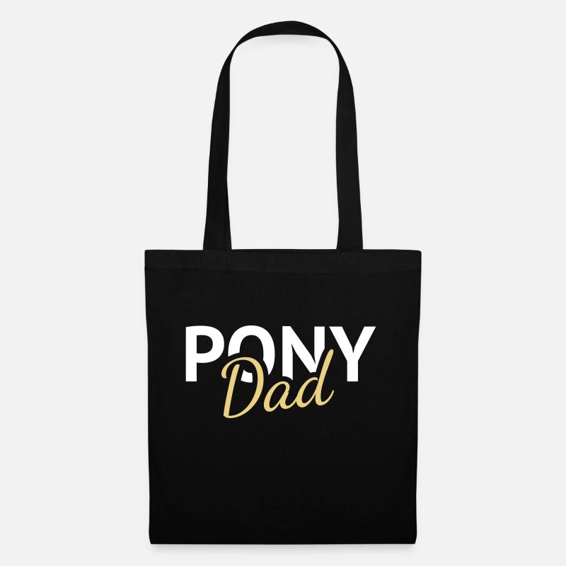 Pony Dad - Stoffbeutel - Schwarz
