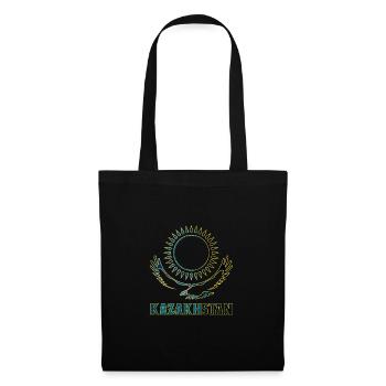 Kazakhstan steppe eagle gift - Tote Bag - black - Front