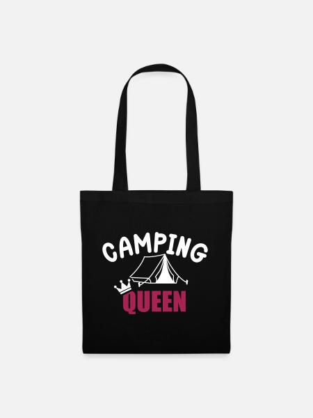 Camping - Stoffbeutel - Schwarz