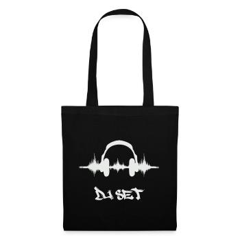 Le DJ - Sac en tissu - noir - Devant