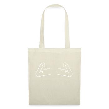 Muscles forts - Sac en tissu - nature - Devant