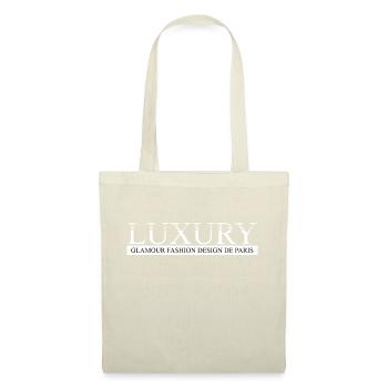 LUXE GLAMOUR - Sac en tissu - nature - Devant