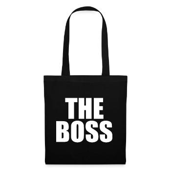 The boss - Sac en tissu - noir - Devant