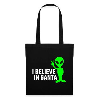 Alien Lustig - Stoffbeutel - Schwarz - Vorne