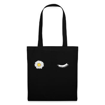chamomile wink - Tote Bag - black - Front