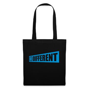 Be different Logo Design - Tote Bag - black - Front