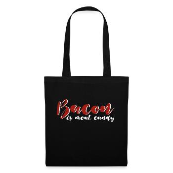 Bacon Is Meat Candy 4 - Stoffbeutel - Schwarz - Vorne
