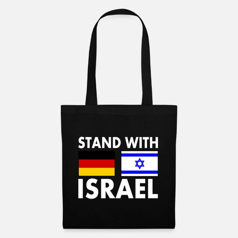 Israel - Stoffbeutel - Schwarz