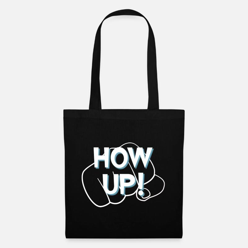 Hau ab - Stoffbeutel - Schwarz