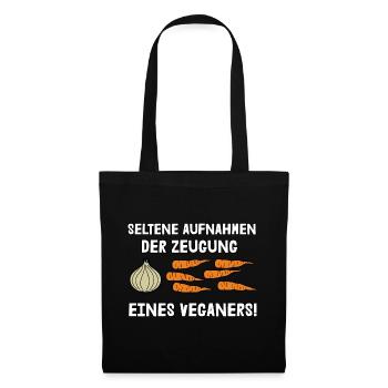 Zeugung eines Veganers - Stoffbeutel - Schwarz - Vorne