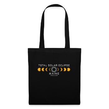 Maine Solar Eclipse 2024 April 8 Souvenir - Tote Bag - black - Front